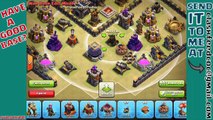 Base de choc la défense salle porc de de rejouer ville guerre Clans 7 th7 anti dragon anti strate