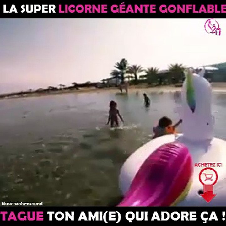 LA SUPER LICORNE GÉANTE GONFLABLE...TAGUE TON AMI(E) QUI ADORE CA !