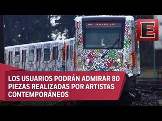 El arte de Keith Haring decora la Línea 2 del Metro