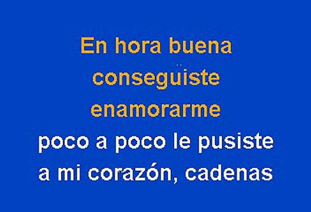 Napoleon - En Hora Buena (Karaoke)
