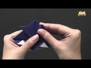 Origami in Marathi - How to make a Samurai Hat