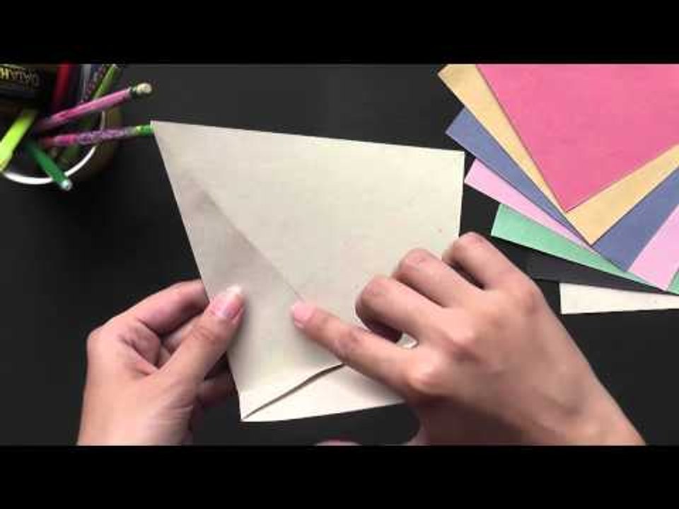 Origami in Marathi - Make a Japanese Envelope