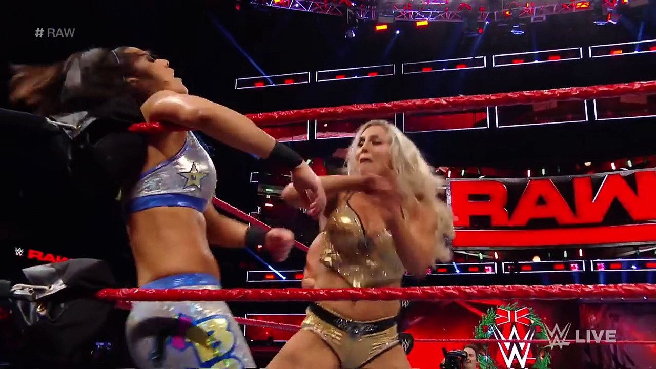 Bayley vs. Charlotte Flair with Special Guest Referee Dana Brooke- Raw, Dec. 26, 2016