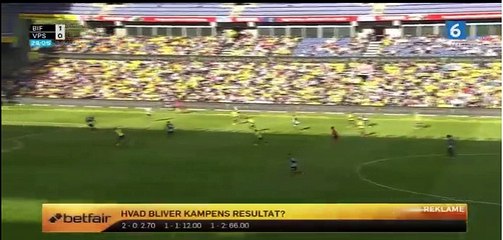 Kasper Fisker Jensen GOAL HD - Brondby (Den) 2-0 VPS (Fin) 13.07.2017