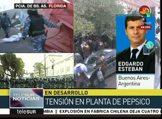 Argentina: policía reprime con violencia a trabajadores de PepsiCo