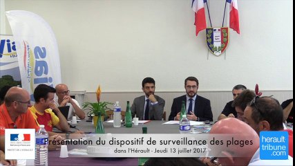 HERAULT - Présentation du dispositif de surveillance des plages 2017
