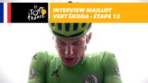L'interview du maillot vert ŠKODA - Étape 12 - Tour de France 2017