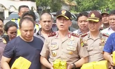 Polisi Ungkap Penyelundupan Sabu 1 Ton Lebih Asal Tiongkok
