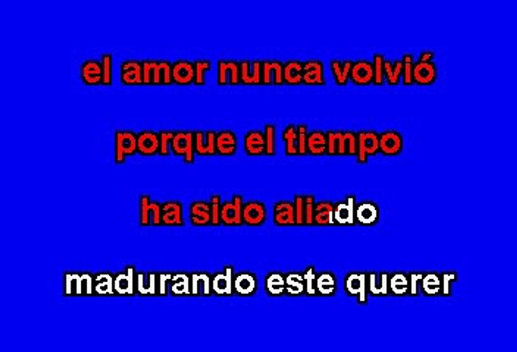 Nicho Hinojosa - Como te va Mi Amor (Karaoke)