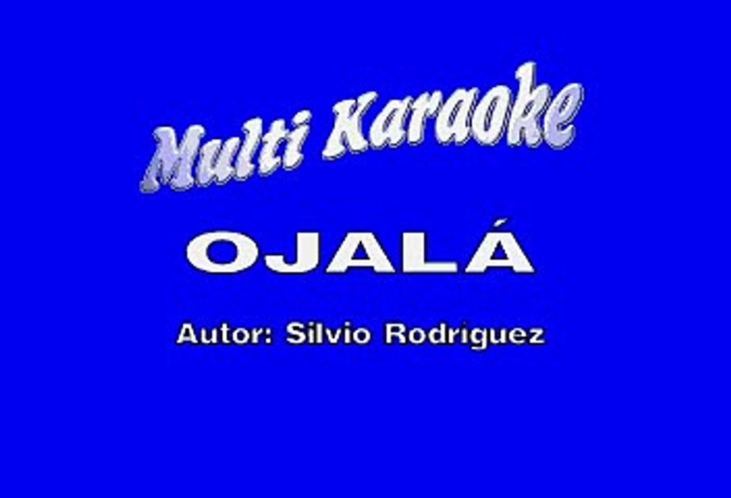 Nicho Hinojosa - Ojala (Karaoke)