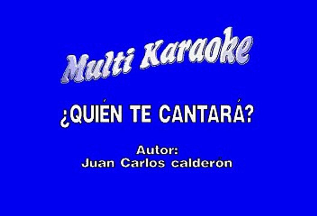 Nicho Hinojosa - Quien Te Cantara (Karaoke)