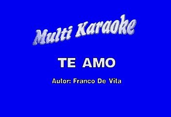 Nicho Hinojosa - Te Amo (Karaoke)