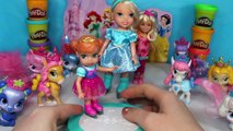 Frozen Elsa Anna Chelsea Barbie Bonecas Patinando Massinha Playdoh Ovo Surpresa Kinder Dis