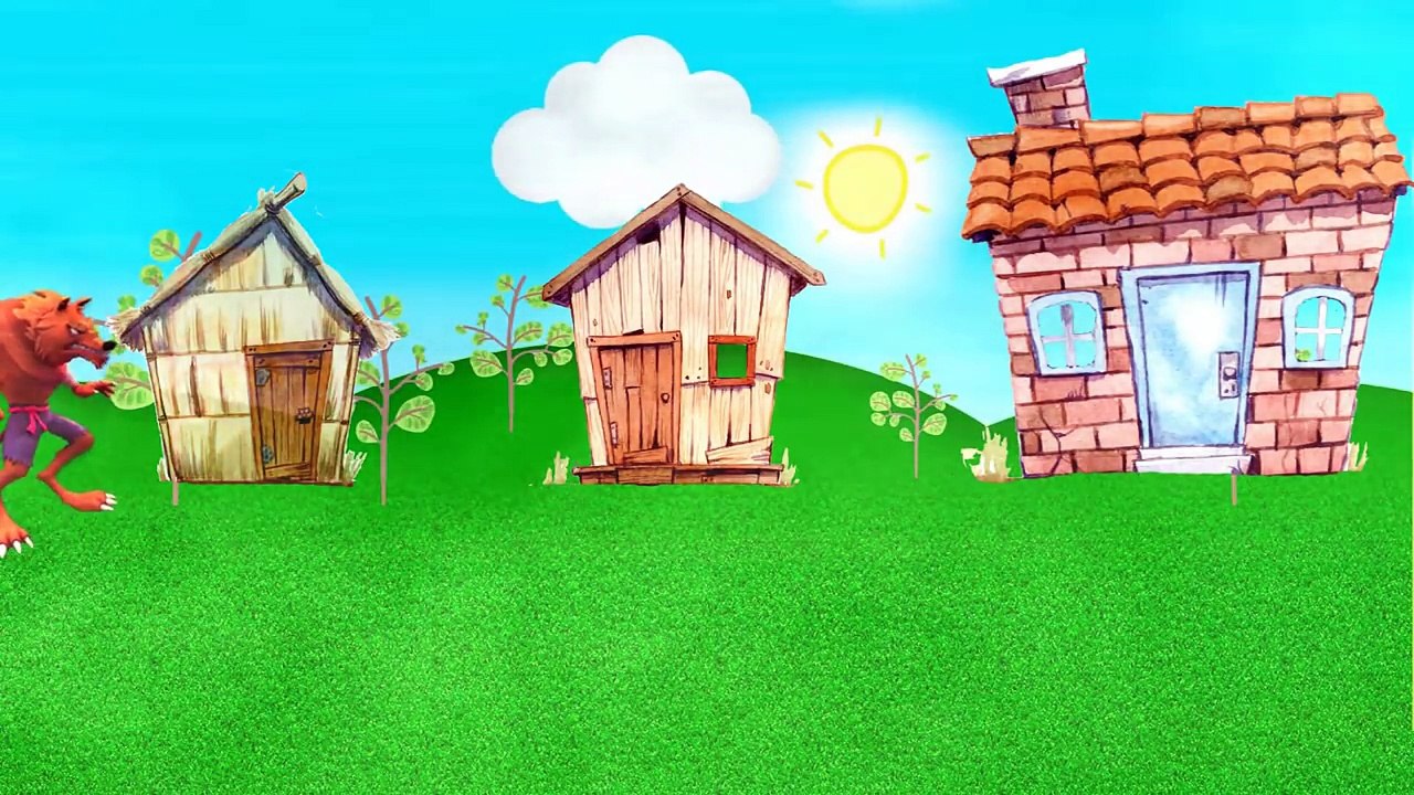 Família Peppa Pig história do lobo mau e os três porquinhos em português Canal Galera Kids