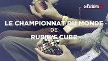 Yeux bandés ou avec les pieds, ils participent au championnat du monde de Rubik's cube