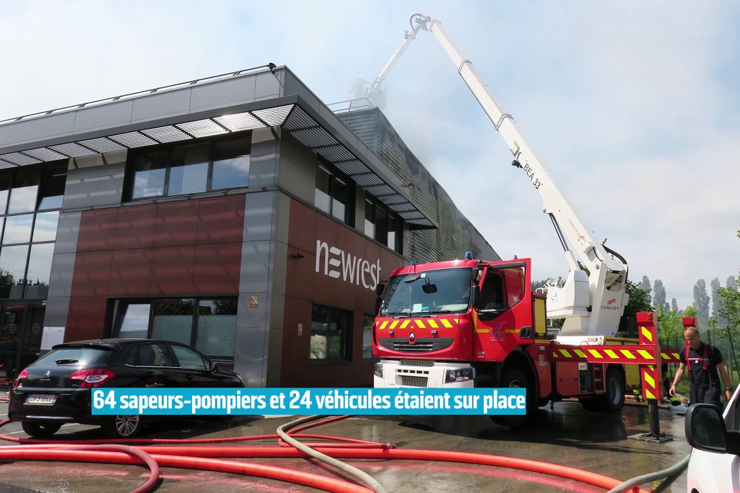 Le Mesnil-Amelot : un incendie ravage l'entreprise Newrest