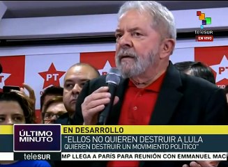Lula da Silva: Quieren destruir una corriente de pensamiento