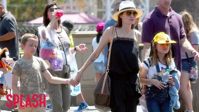 Angelina Jolie and Kids Enjoy Disneyland For Twins' 9th Birthday