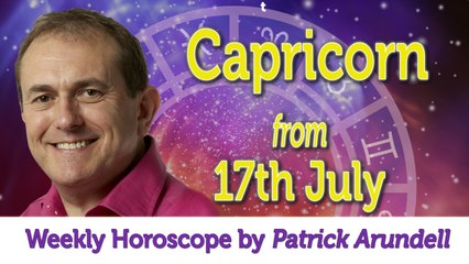 Capricorn Weekly Horoscope from 17th July - 24th July 2017