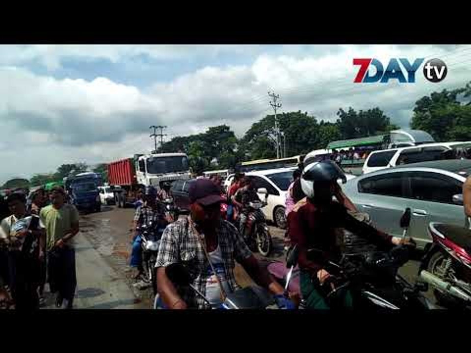 နယ္ျပန္သူေတြမ်ားလို႔ ၿမိဳ႕အထြက္လမ္းေၾကာေတြပိတ္