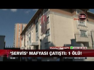 Okul önünde servisçi çatışması - 5 Eylül 2017