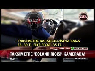 Taksicilerin "Turist" tarifesi - 8 Eylül 2017