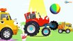 Мультфильмы для Детей про Машинки - Трактор Павлик и Друзья на Детской Площадке