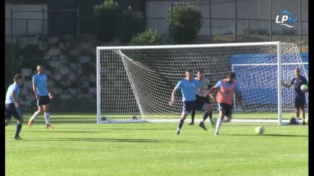 A l'entraînement avec... Lucas Ocampos !