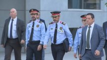 Trapero, Sánchez y Cuixart llegan a la Audiencia Nacional para declarar como investigados por sedición