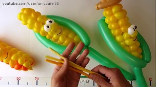 Веселая кукуруза из шаров / Funny corn of balloons (Subtitles)