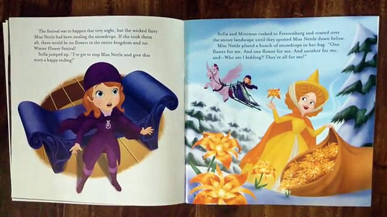Disney SOFIA THE FIRST The Tale of Miss Nettle Featuring OLAF Read Aloud Story with Charer Voices