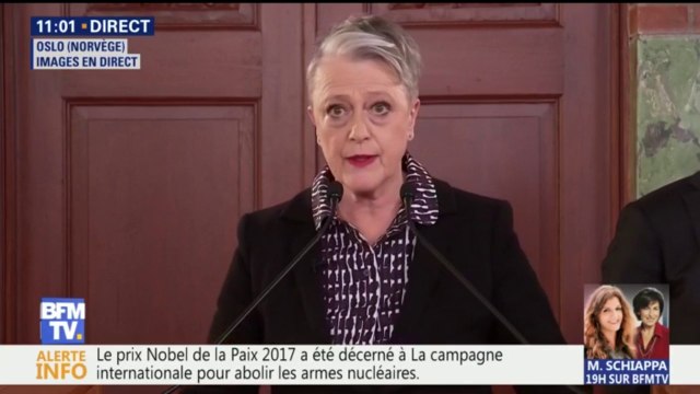 Le prix Nobel de la Paix 2017 est attribué à la campagne antinucléaire ICAN