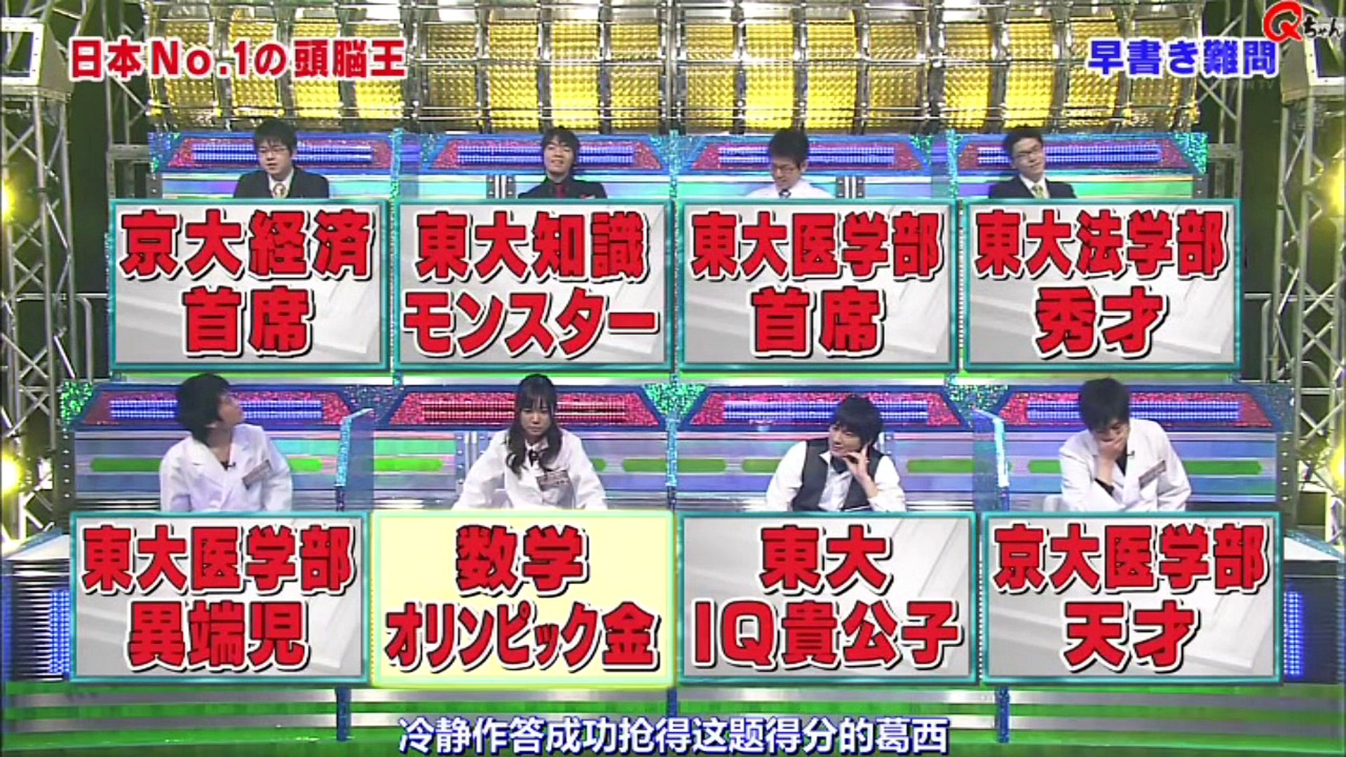 超天才koro先生とjimiの世界　2014年3月　12回分　そう 頭脳王！ 2014年12月5日 第3回 【最強の頭脳 日本一決定戦! 頭脳王
