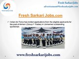 Indian Air Force Recruitment 2017 LATEST (AIR FORCE) IAF JOBS