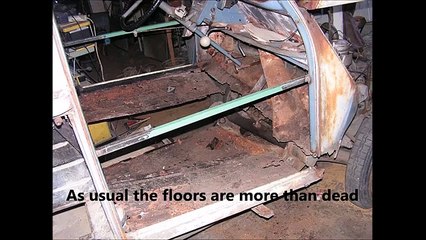 Restoration of a 1960 2cv: the rust removal technique gives awesome results