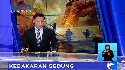 Kebakaran Melanda Gedung Milik TNI di Medan