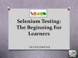 best selenium training institute in Bangalore