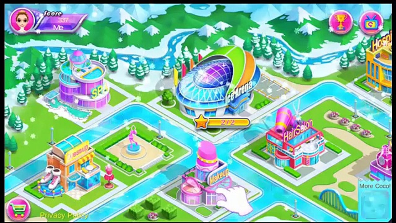 Ice Skating Ballerina Coco Play TabTale Casual Videos Games for Kids Girls Baby Android