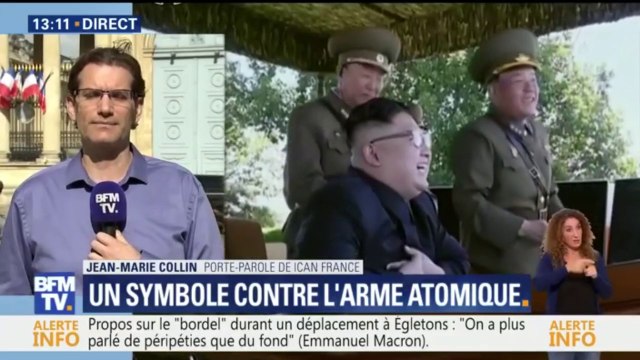 Prix Nobel de la paix: C’est énorme , lance le porte-parole de ICAN France