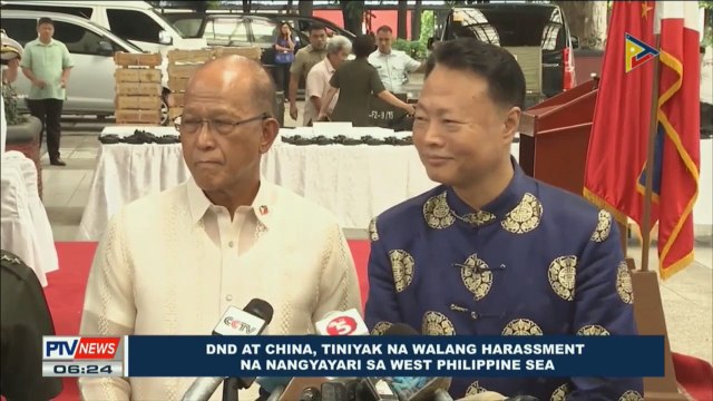 DND at China, tiniyak na walang harassment na nangyari sa West Philippine Sea