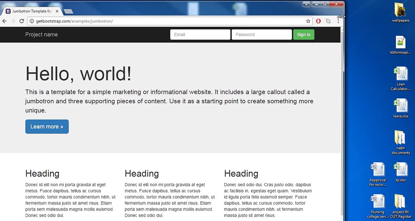 Part1 Bootstrap Introduction in Hindi