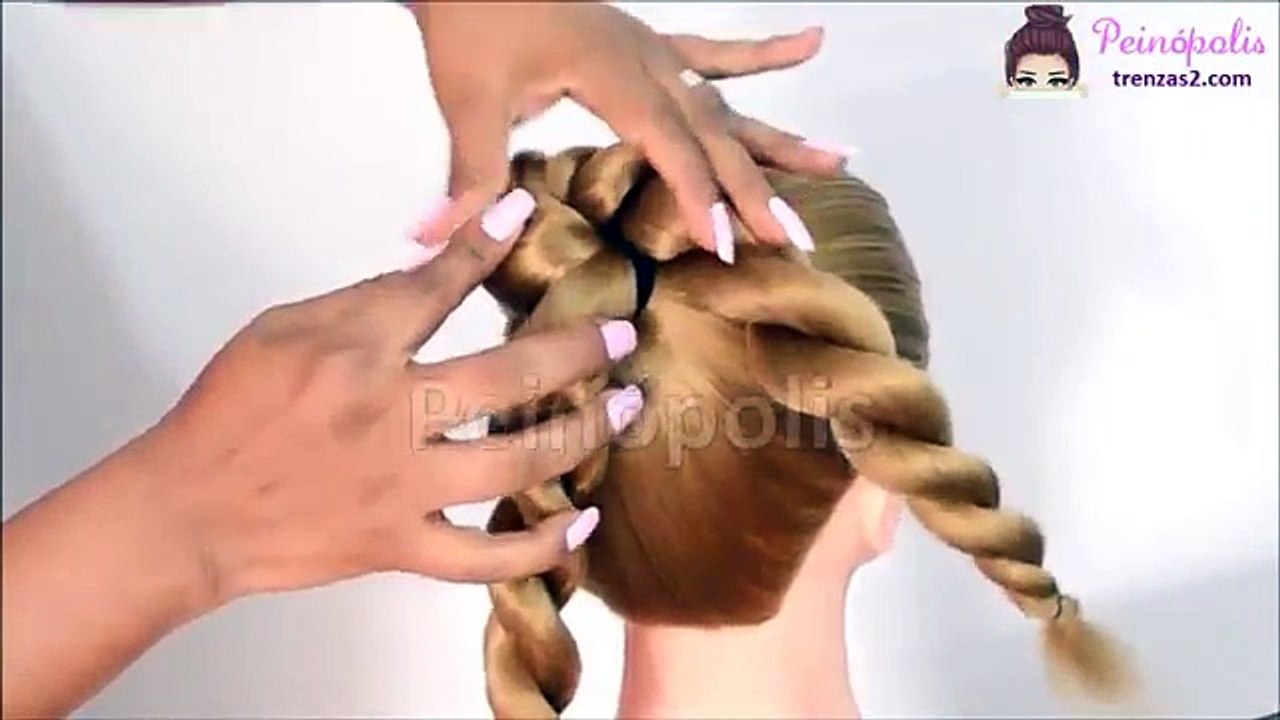 2 Peinados Recogidos con Trenzas Faciles y Rapidos y Bonitos