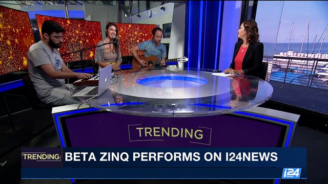 TRENDING | Beta Zinq performs on i24NEWS | Friday, October 6th 2017
