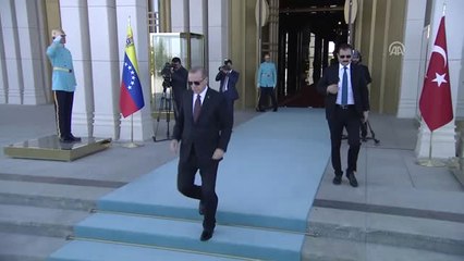 Cumhurbaşkanı Erdoğan, Venezuela Devlet Başkanı Maduro'yu Resmi Törenle Karşıladı