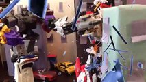 Transformers Stop Motion-[Combiner Wars] Superion vs Menasor Stop Motion