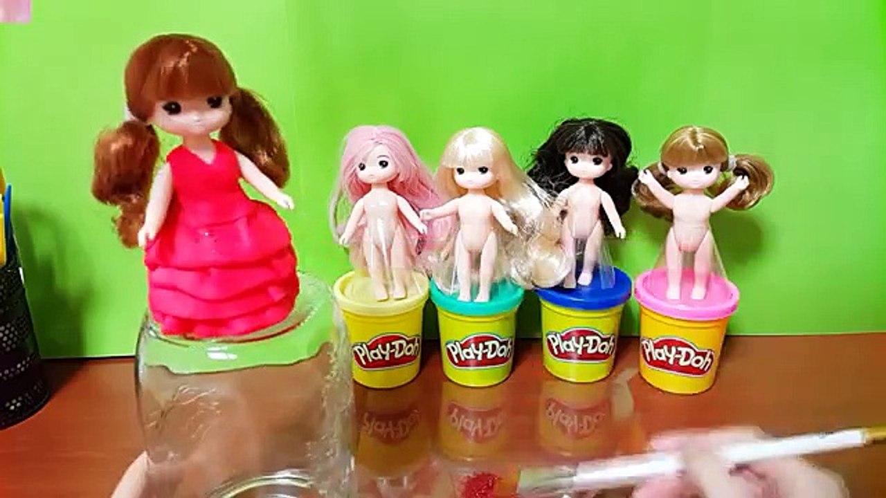 플레이도우 미미월드 리틀미미 공주 드레스 만들기 제이앤토이즈