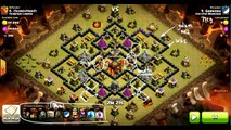 TH9 3 stars vs TH10 with LavaLoonion | Lava Hound Strategy | Clash Of Clans HD