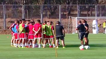 آخر استعدادات المنتخب المغربي قبل مواجهت الغابون برسم إقصائيات كأس العالم 2018