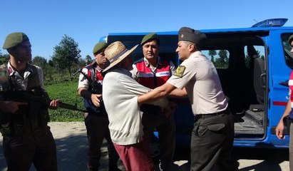 Arsası için direnen vatandaş böyle  gözaltına alındı