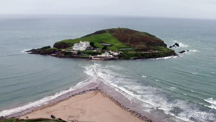 Challenge accepted - New Range Rover Sport conquers land and sea in unique point-to-point - Drone